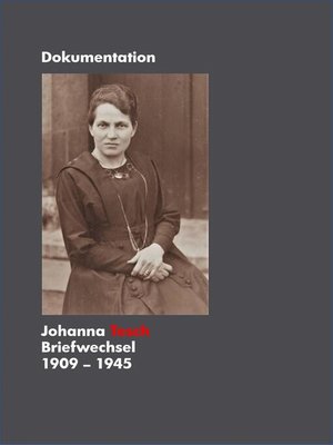 cover image of Johanna Tesch Briefwechsel 1909--1945